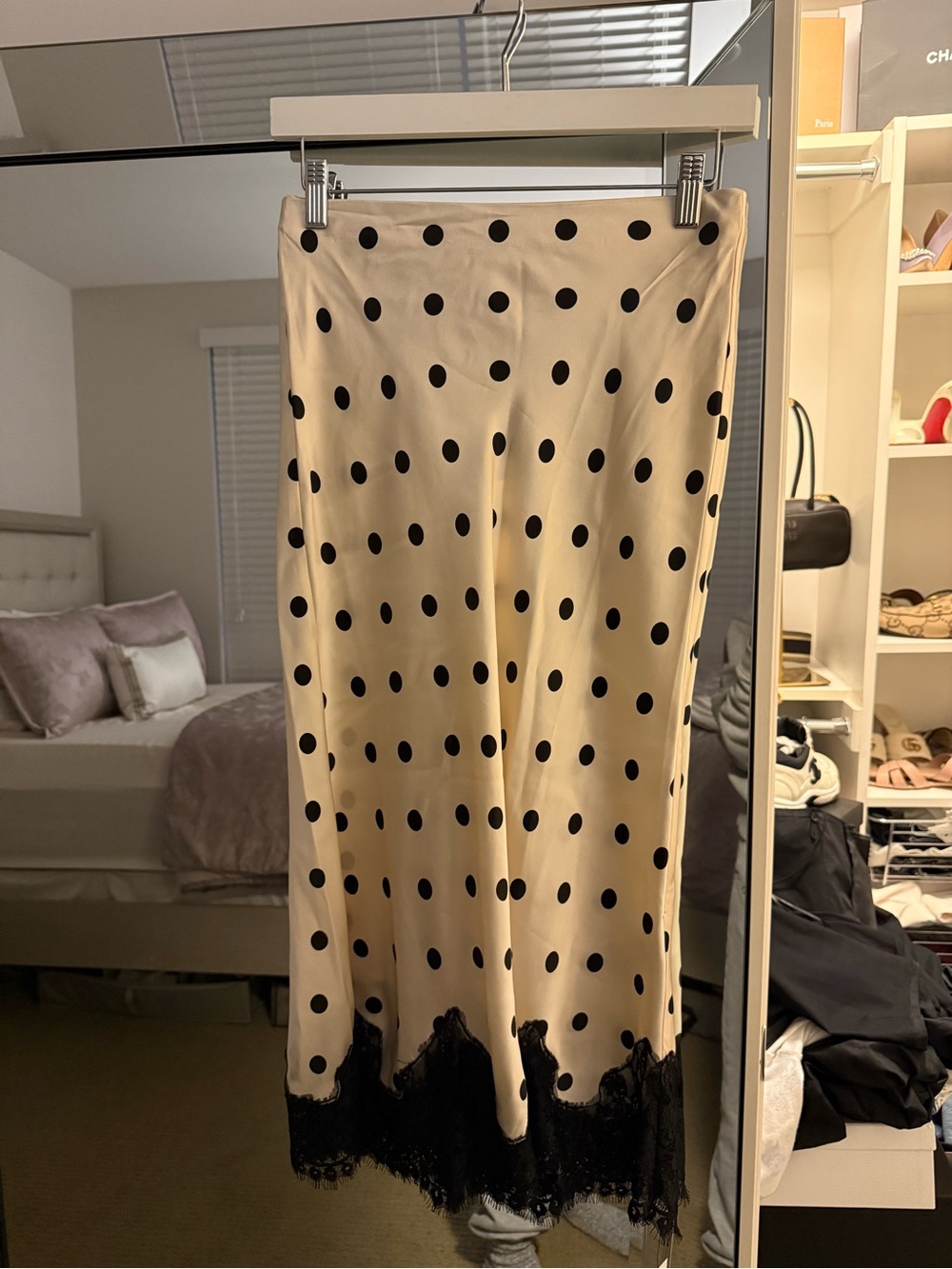 REFORMATION Carolina Silk Skirt - Picture 4 of 6
